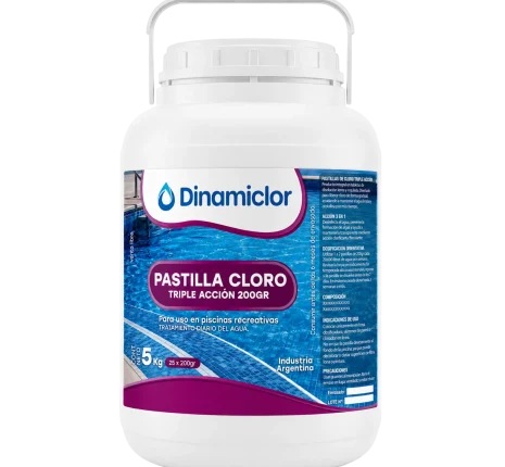PASTILLAS CLORO 200 GRS 5KG
